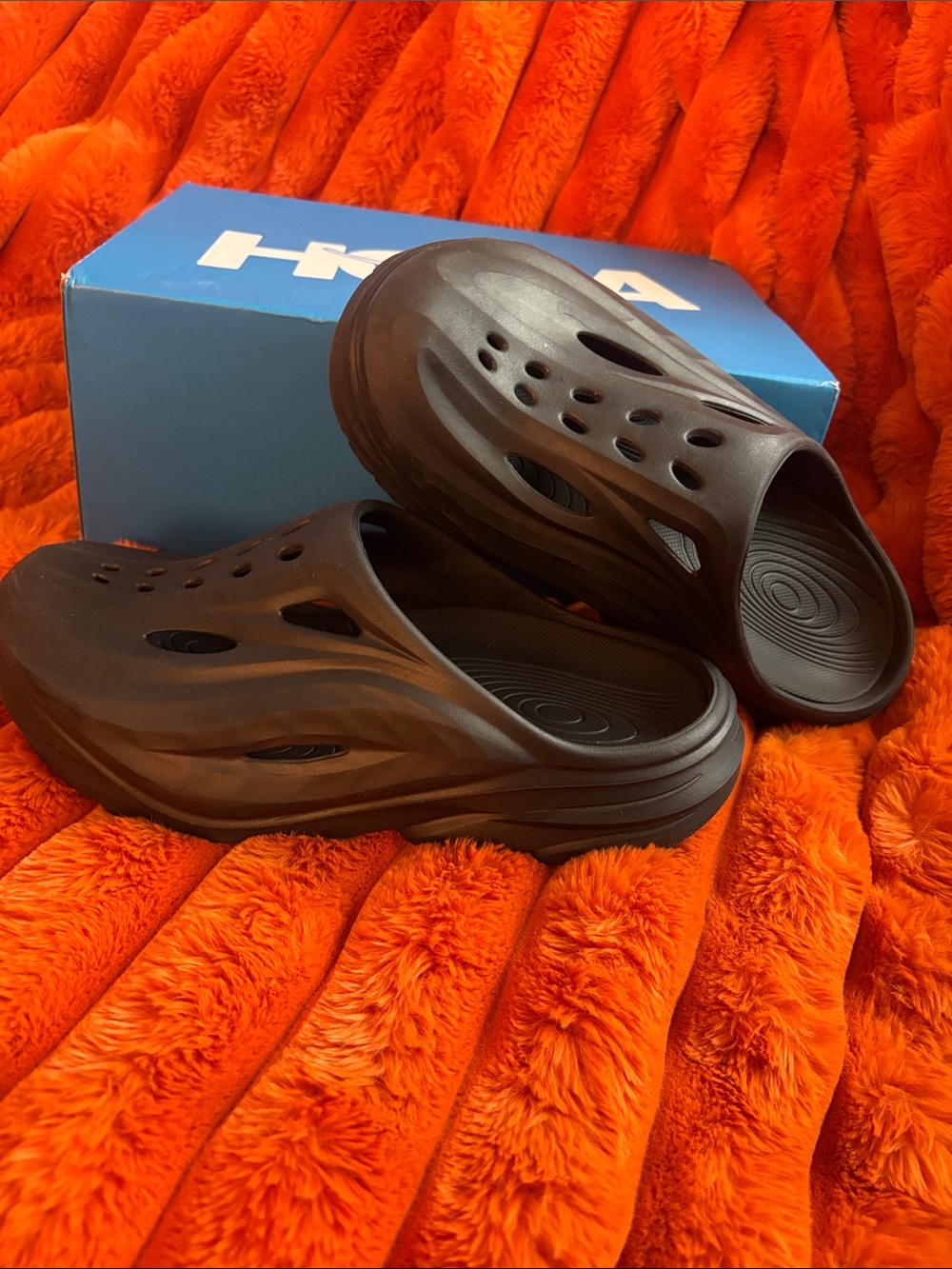 Black Slip-On Foam Clog Slides